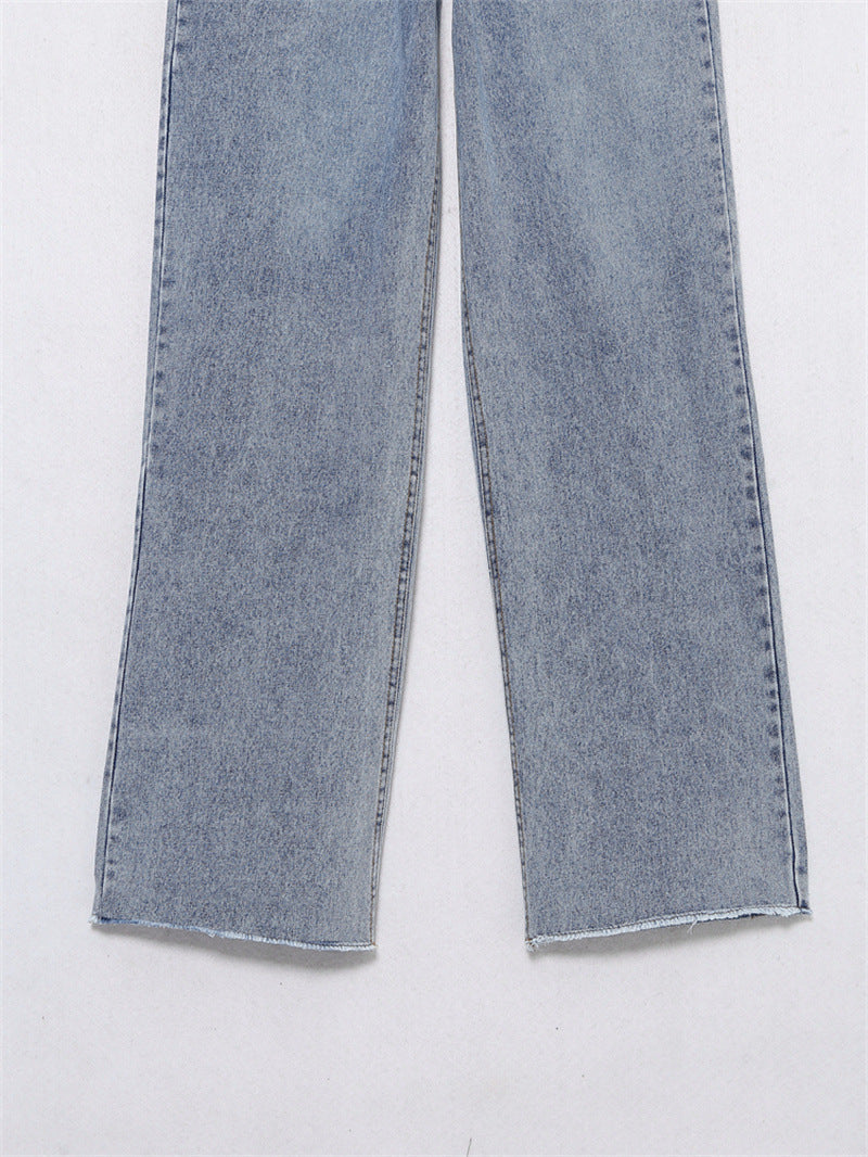 Women's New Fall Women's Clothing Wide-leg Jeans