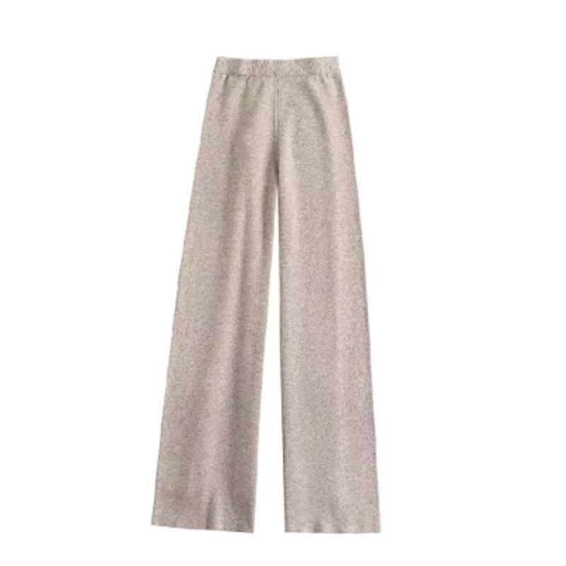 Straight-leg Casual Pants Wool Wide-leg Pants